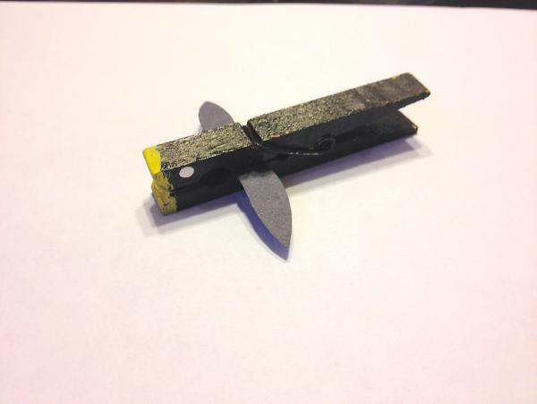 Clothespin Raven Snack Example